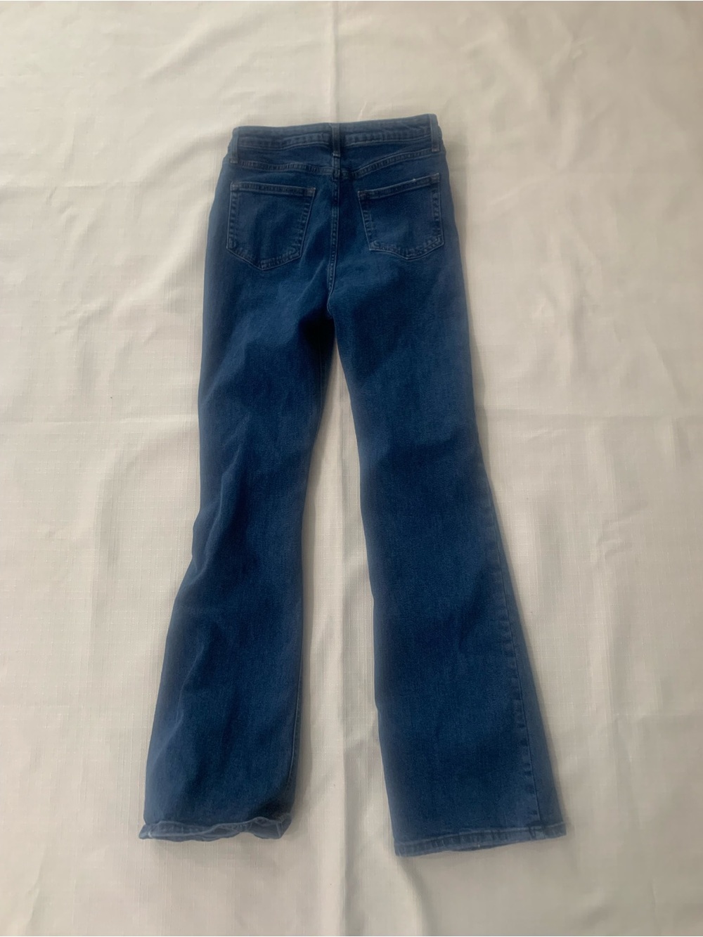 Forever 21 Dark Blue Distressed Flare Jeans - Picture 9 of 9